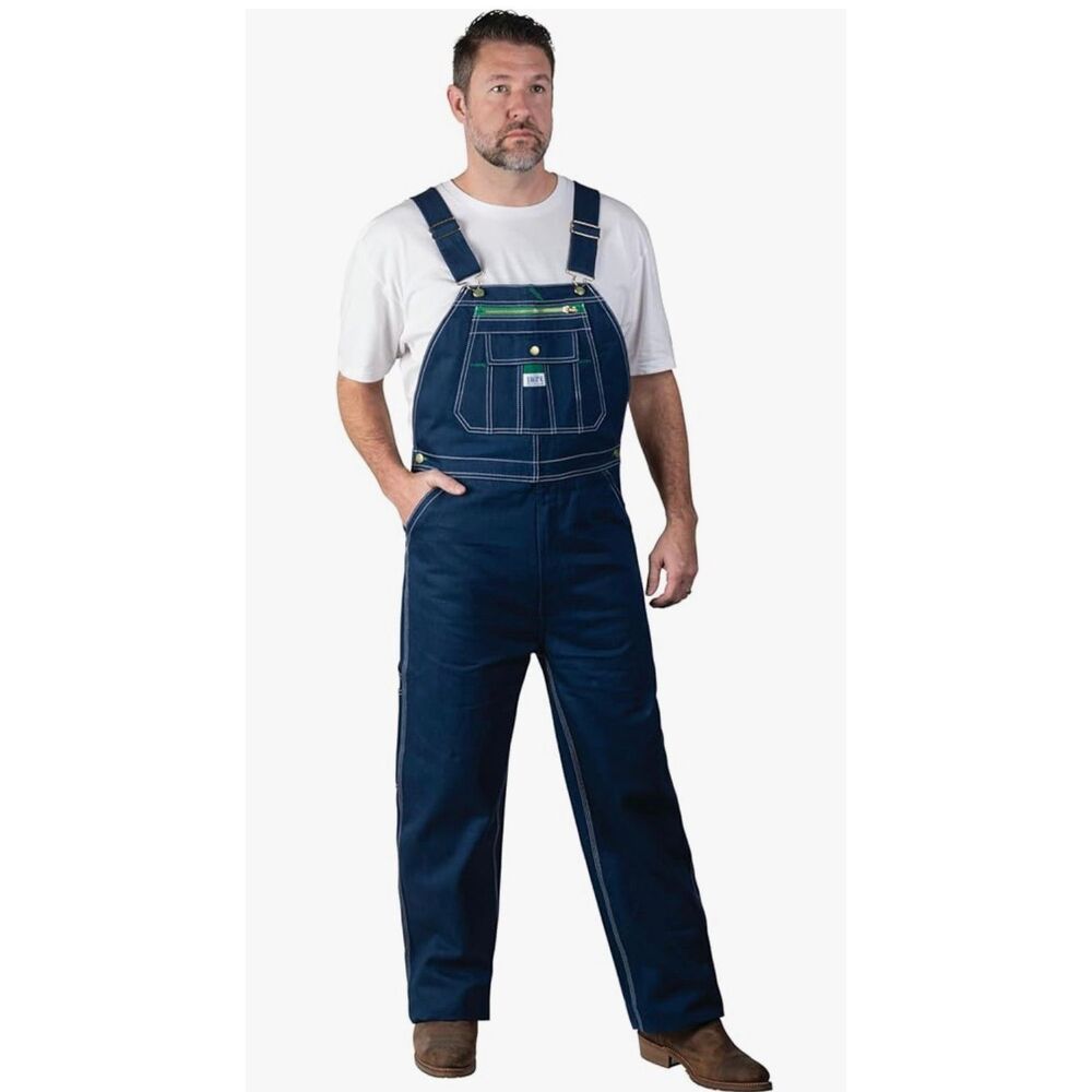 Liberty Men's Denim Bib Overall NWT 58x34